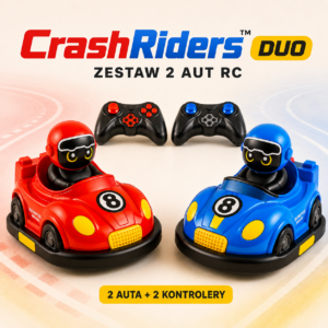 CrashRiders™ DUO - Zdalnie sterowane auta do pojedynków