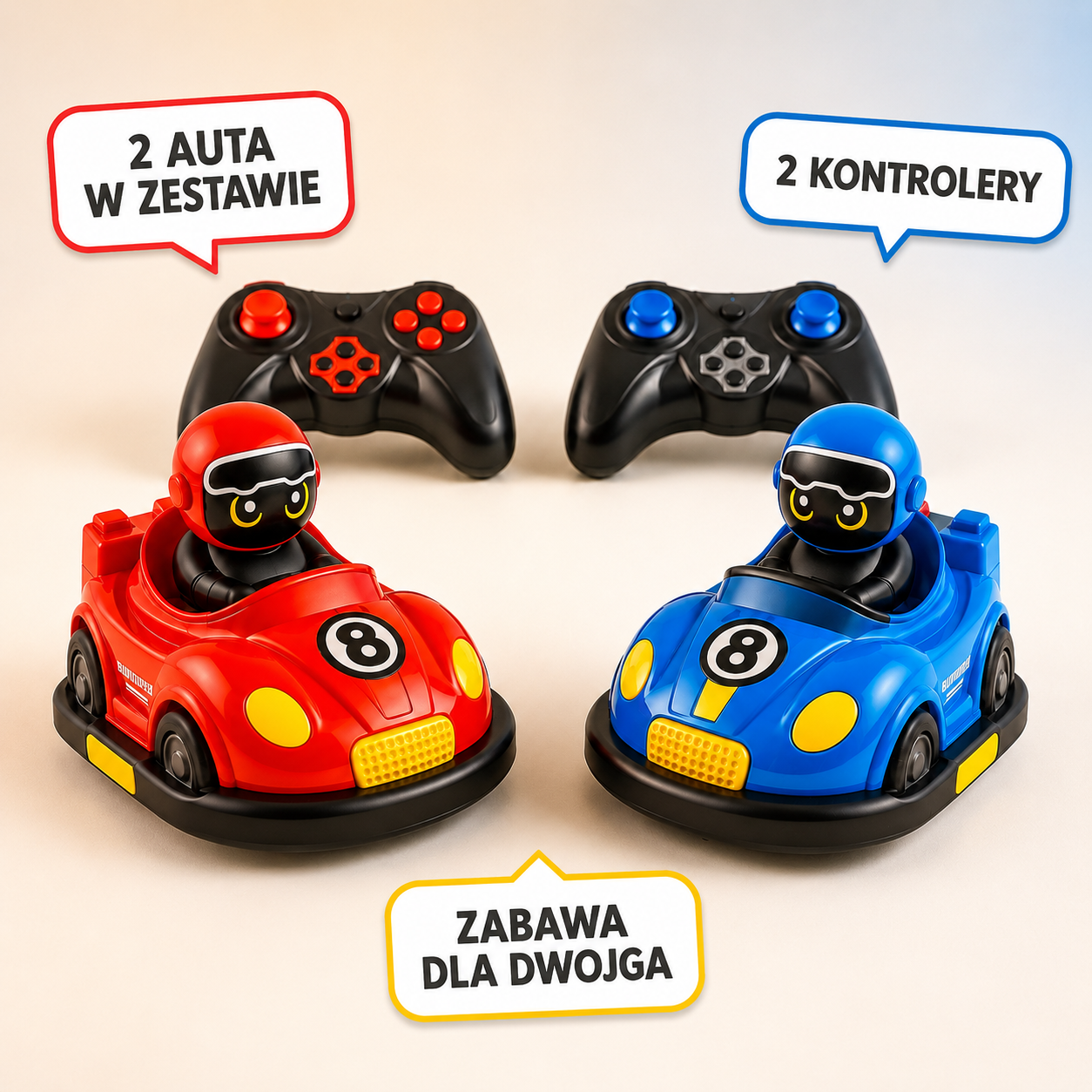CrashRiders™ DUO - Zdalnie sterowane auta do pojedynków - obrazek 3