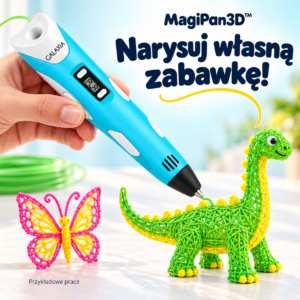 MagiPan3D™ — Magiczny długopis dla dzieci + 110 m kolorowych wkładów ✨